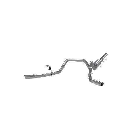 Fits 2015-2018 Chevrolet Silverado 1500 3" Cat Back; Dual Split Side; AL-S5082AL