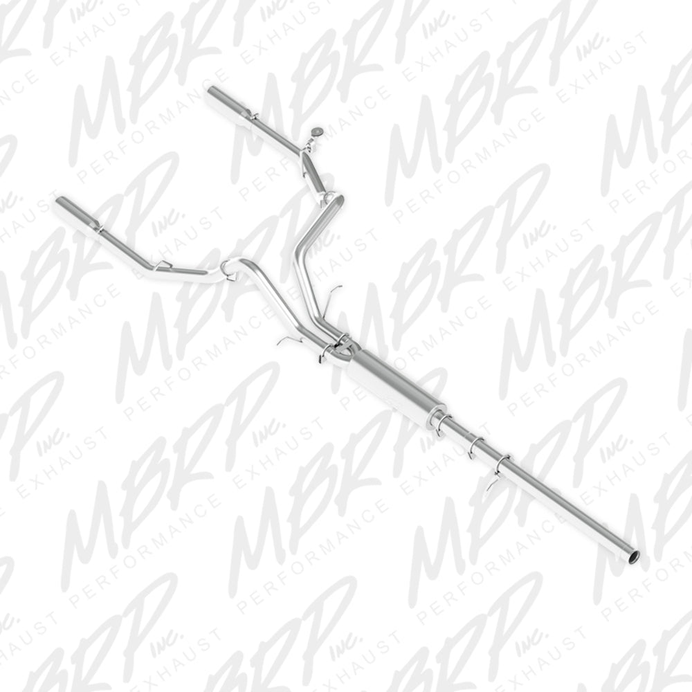 Fits 2014-2018 Chevrolet Silverado 1500 3" Cat Back; Dual Split Rear; AL-S5084AL - Cat Back Exhaust Car Part People