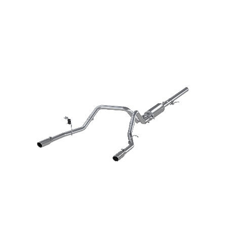 Fits 2014-2018 Chevrolet Silverado 1500 3" Cat Back; Dual Split Rear; AL-S5084AL