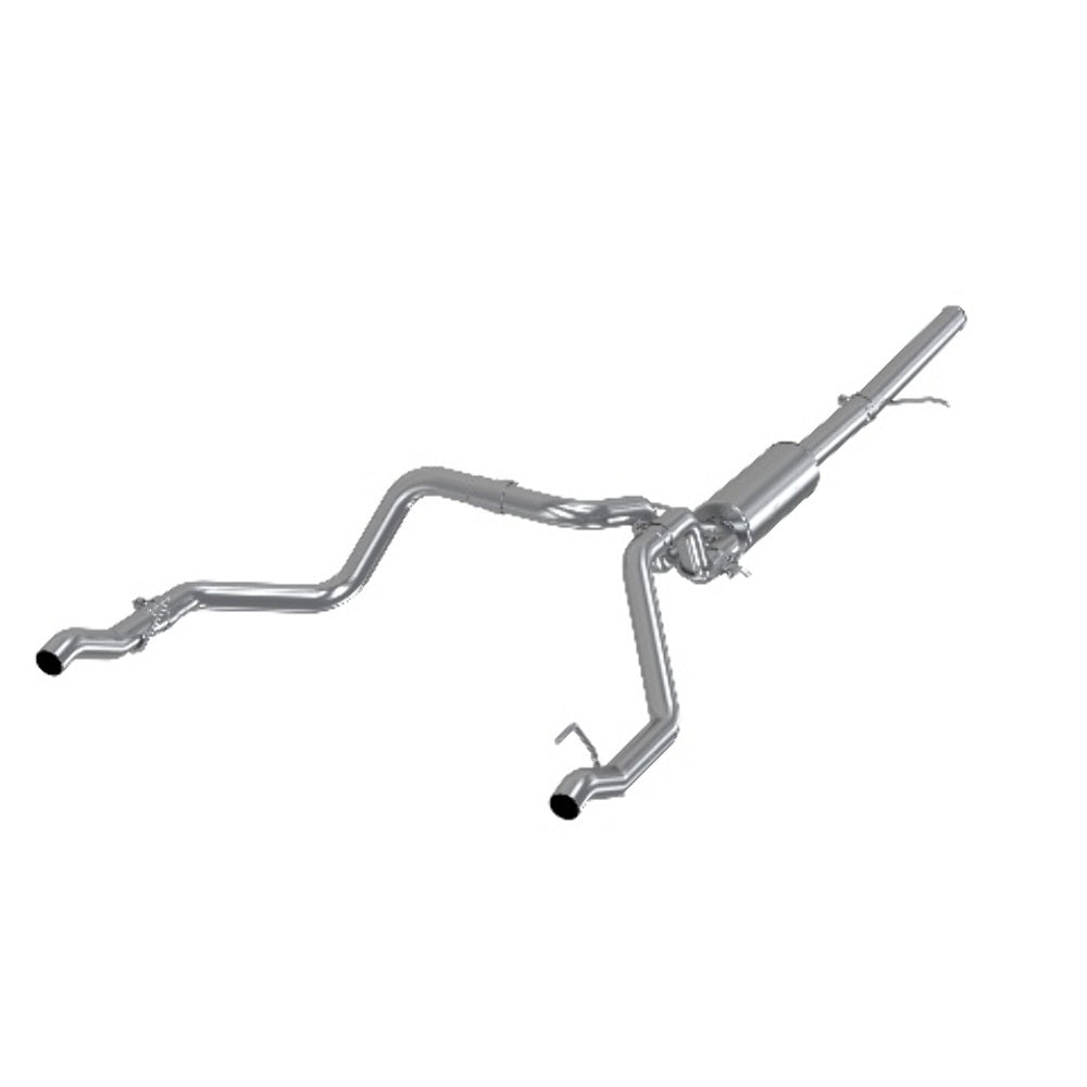 Fits 2019-2024 Chevrolet Silverado 1500 2 1/2" Cat Back, Dual Rear , AL-S5085AL - Cat Back Exhaust Car Part People