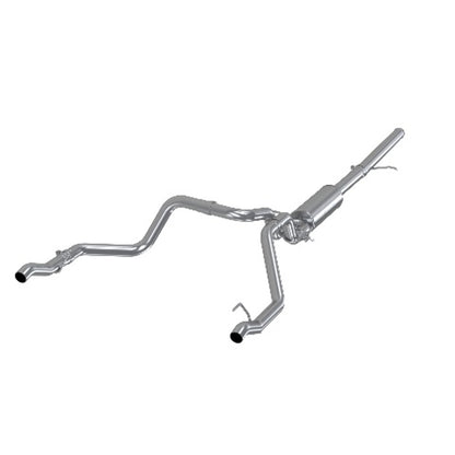 Fits 2019-2024 Chevrolet Silverado 1500 2 1/2" Cat Back, Dual Rear , AL-S5085AL - Cat Back Exhaust Car Part People