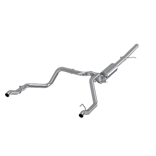 Fits 2019-2024 Chevrolet Silverado 1500 2 1/2" Cat Back, Dual Rear , AL-S5085AL - Cat Back Exhaust Car Part People