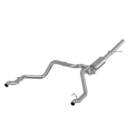 Fits 2019-2024 Chevrolet Silverado 1500 2 1/2" Cat Back, Dual Rear , AL-S5085AL