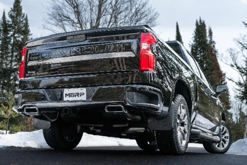 Fits 2019-2024 Chevrolet Silverado 1500 2 1/2" Cat Back, Dual Rear , AL-S5085AL - Cat Back Exhaust Car Part People