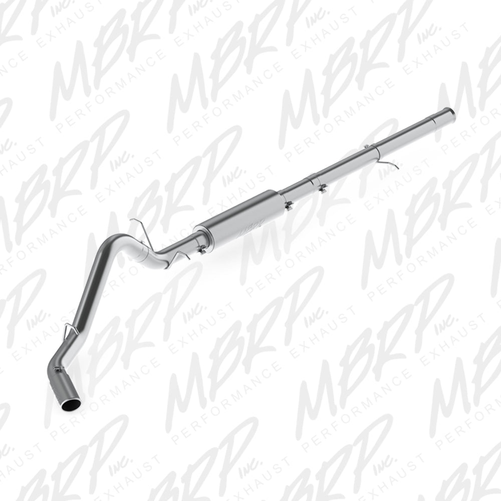 Fits 2014-18 Chevrolet Silverado 1500 3 " Cat Back; Single Side Exit; AL-S5086AL - Cat Back Exhaust Car Part People