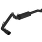 Fits 2016 Chevrolet Colorado 3in. Cat Back; Single Side; Black Coated - S5088BLK