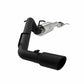 Fits 2016 Chevrolet Colorado 3in. Cat Back; Single Side; Black Coated - S5088BLK