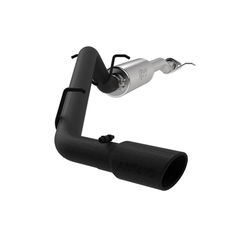 Fits 2017-2022 Chevrolet Colorado 3in. Cat Back; Turn Down; T409 - S5090BLK - Cat Back Exhaust Car Part People