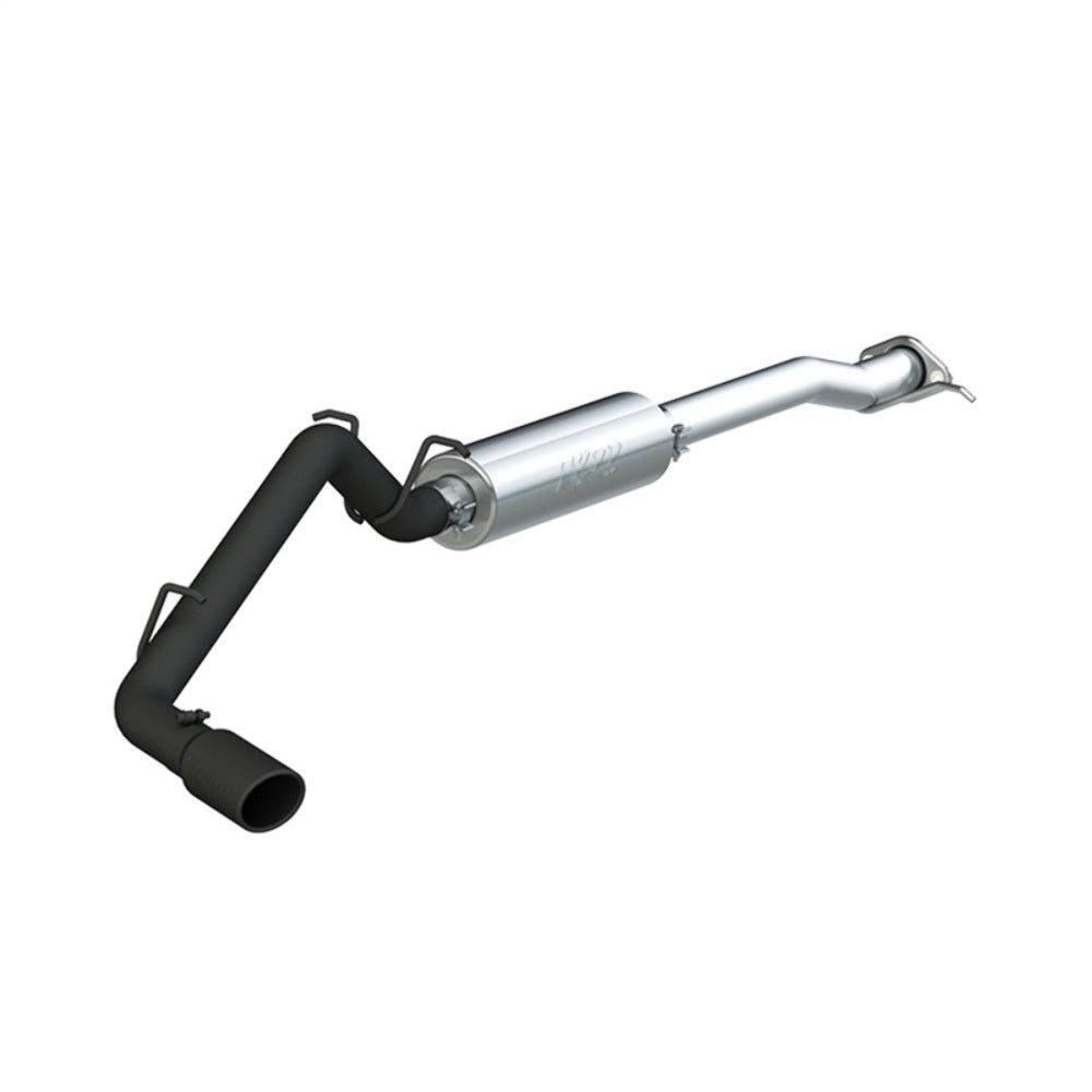 Fits 2017-2022 Chevrolet Colorado 3in. Cat Back; Turn Down; T409 - S5090BLK - Cat Back Exhaust Car Part People