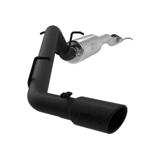Fits 2017-2022 Chevrolet Colorado 3in. Cat Back; Turn Down; T409 - S5090BLK - Cat Back Exhaust Car Part People