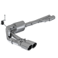 Fits 19-21 Chevrolet Silverado 1500 3" Cat Back Pre-Axle Dual Side Exit-S5092304