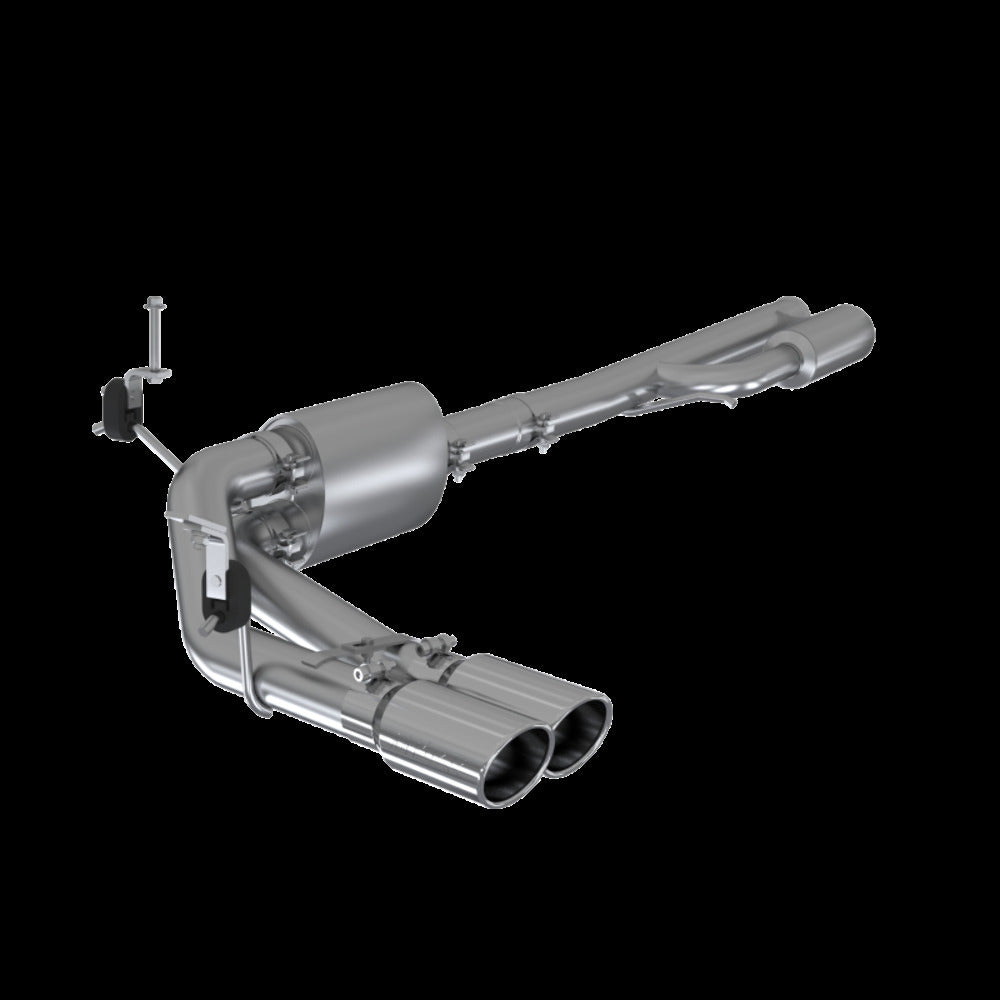 Fits 19-24 Chevrolet Silverado 1500 3" Cat Back Pre-Axle Dual Side Exit-S5092AL - Cat Back Exhaust Car Part People