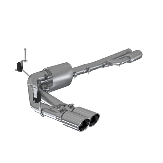 Fits 19-24 Chevrolet Silverado 1500 3" Cat Back Pre-Axle Dual Side Exit-S5092AL - Cat Back Exhaust Car Part People