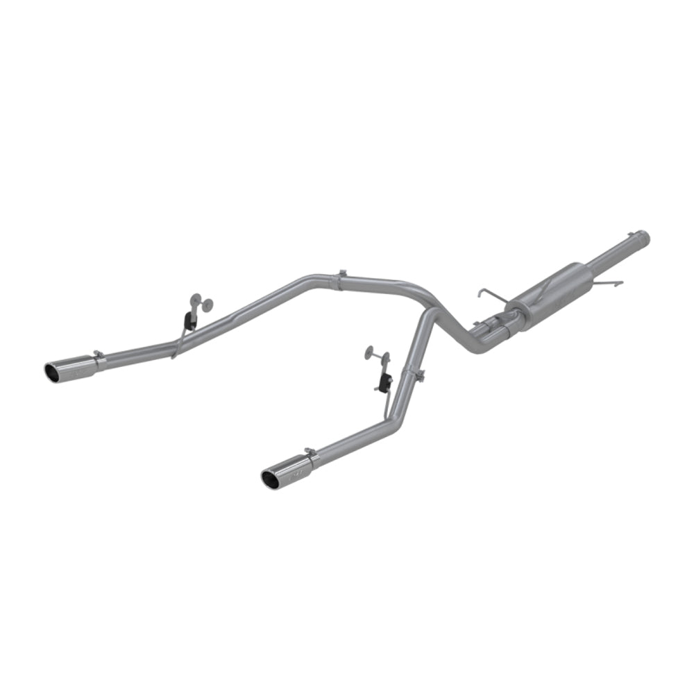 Fits 2003 Dodge Ram 1500 2 1/2in. Cat Back; Dual Split Rear; T409 - S5108409 - Cat Back Exhaust Car Part People