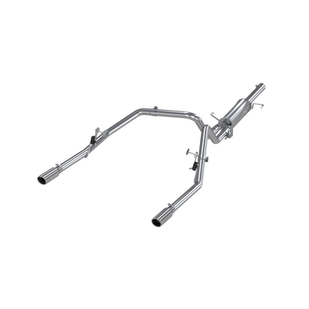 Fits 2003 Dodge Ram 1500 2 1/2in. Cat Back; Dual Split Rear; T409 - S5108409 - Cat Back Exhaust Car Part People