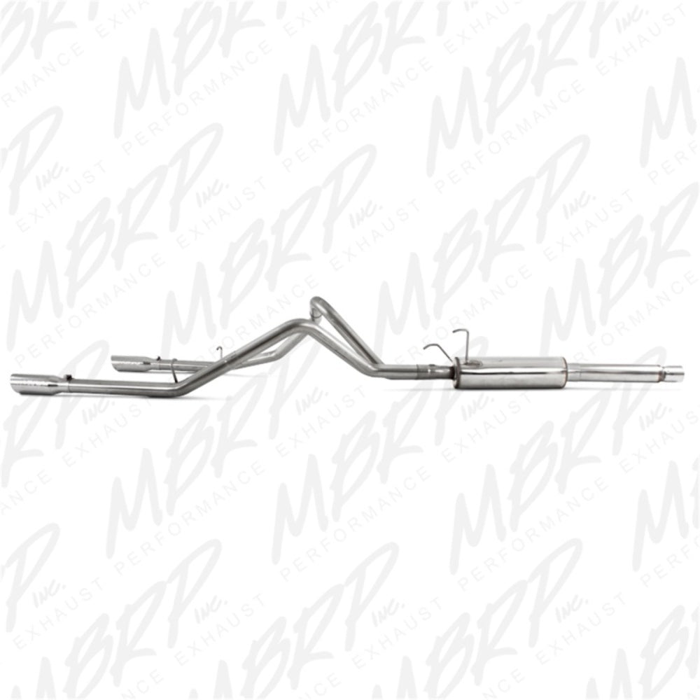 Fits 2003 Dodge Ram 1500 2 1/2in. Cat Back; Dual Split Rear; T409 - S5108409 - Cat Back Exhaust Car Part People