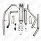 Fits 2003 Dodge Ram 1500 2 1/2in. Cat Back; Dual Split Rear; T409 - S5108409 - Cat Back Exhaust Car Part People