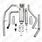 Fits 2003 Dodge Ram 1500 2 1/2in. Cat Back; Dual Split Rear; T409 - S5108409