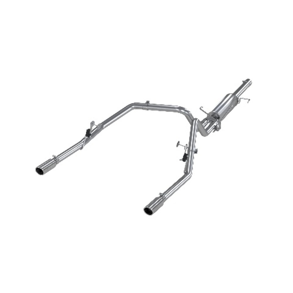 Fits 2003 Dodge Ram 1500 2 1/2in. Cat Back; Dual Split Rear; T409 - S5108409 - Cat Back Exhaust Car Part People