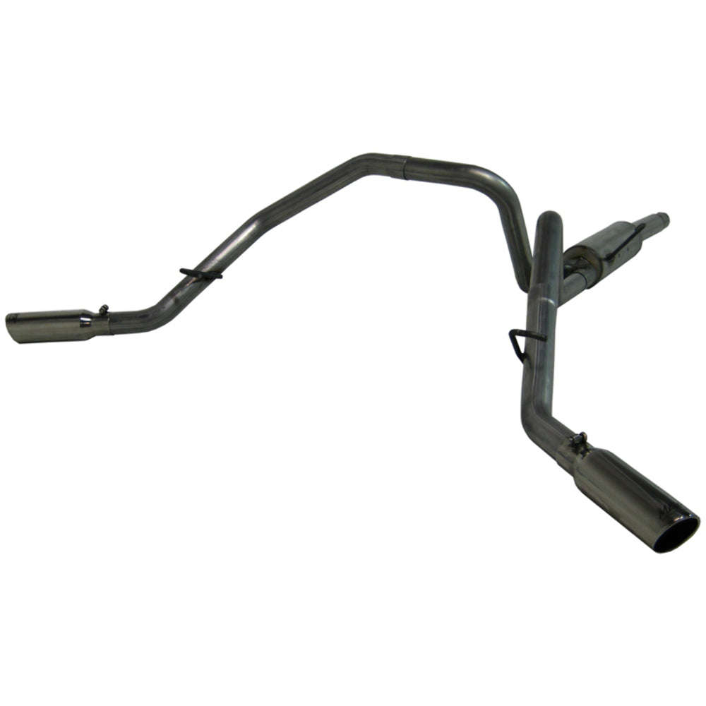 Fits 2003 Dodge Ram 1500 2 1/2in. Cat Back; Dual Split Side; AL - S5110AL - Cat Back Exhaust Car Part People