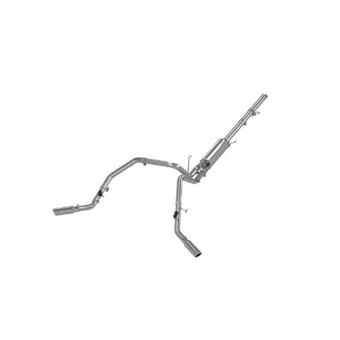 Fits 2006 Dodge Ram 1500 2 1/2in. Cat Back; Dual Split Side; AL - S5128AL