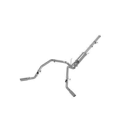 Fits 2006 Dodge Ram 1500 2 1/2in. Cat Back; Dual Split Side; AL - S5128AL - Cat Back Exhaust Car Part People