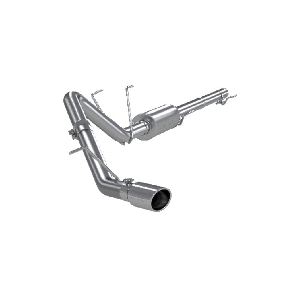 Fits 2009-2010 Dodge Ram 1500 3in. Cat Back; Single Side; AL - S5142AL - Cat Back Exhaust Car Part People