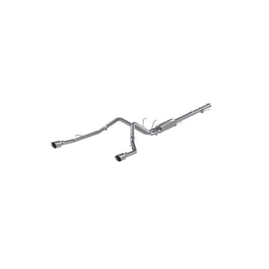 Fits 2009-2010 Dodge Ram 1500 2 1/2" Cat Back Dual Split Rear-S5146304 - Cat Back Exhaust Car Part People