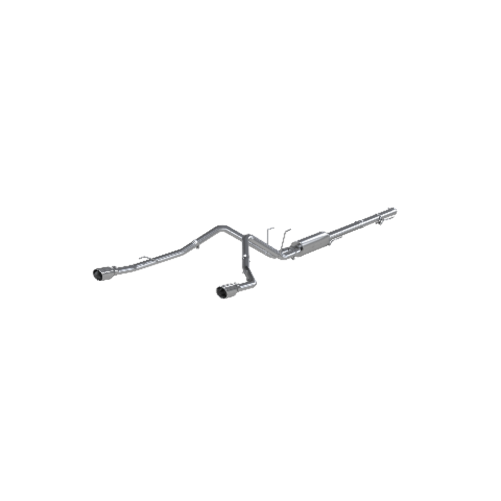 Fits 2009-2010 Dodge Ram 1500 2 1/2" Cat Back Dual Split Rear-S5146409 - Cat Back Exhaust Car Part People