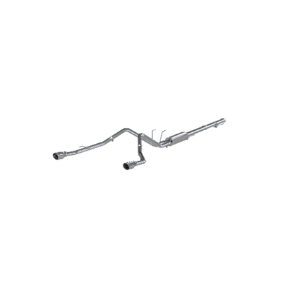 Fits 2009-2010 Dodge Ram 1500 2 1/2" Cat Back Dual Split Rear-S5146409 - Cat Back Exhaust Car Part People