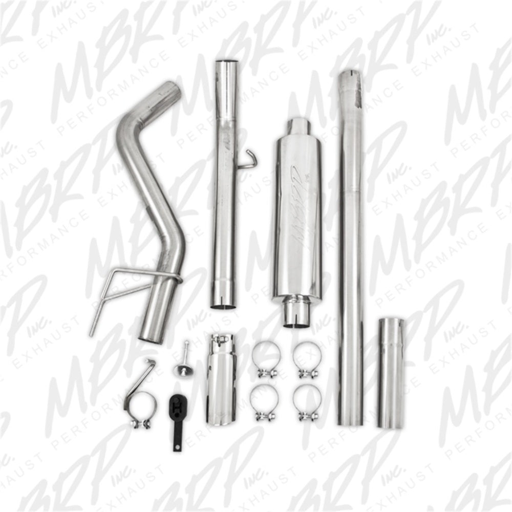 Fits 2003-2010 Dodge Ram 2500 3in. Cat Back; Single Side Exit; T409 - S5148409 - Cat Back Exhaust Car Part People