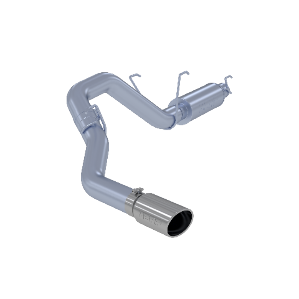 Fits 2014-2018 Ram 2500 4" Cat Back Single Side Exhaust - S5149AL - Cat Back Exhaust Car Part People