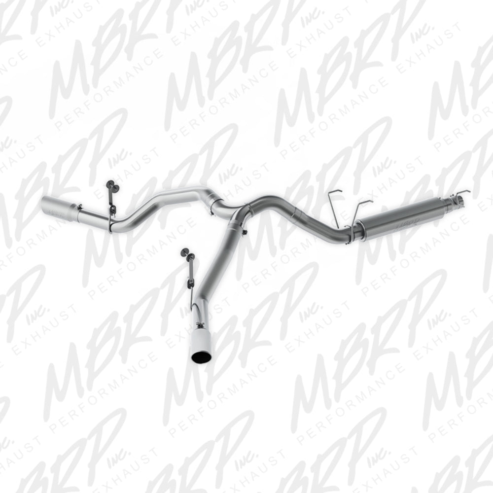 Fits 2014-2020 Ram 2500 4in. Cat Back; Single Side Dual Outlet; AL - S5150AL - Cat Back Exhaust Car Part People