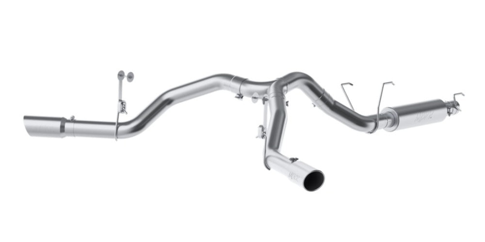 Fits 2014-2024 Ram 2500 4in. Cat Back;Dual Split Side Exit; AL - S5151AL - Cat Back Exhaust Car Part People