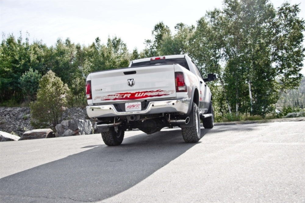 Fits 2014-2024 Ram 2500 4in. Cat Back;Dual Split Side Exit; AL - S5151AL - Cat Back Exhaust Car Part People