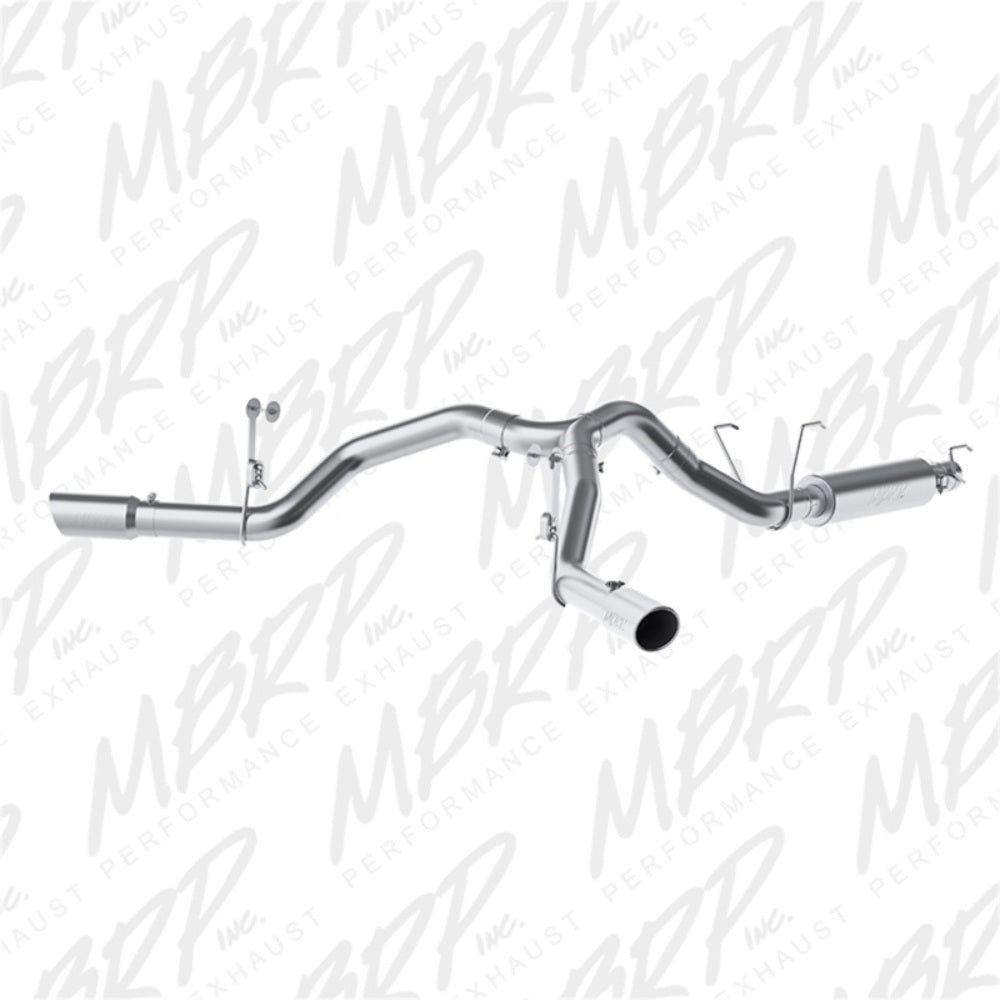 Fits 2014-2024 Ram 2500 4in. Cat Back;Dual Split Side Exit; AL - S5151AL - Cat Back Exhaust Car Part People