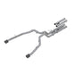 Fits 21-24 Ram 1500 3" Cat Back Dual Split Rear T304 w/Carbon Fiber Tip-S51543CF