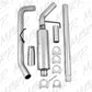 Fits 2004-2008 Ford F-150 3in. Cat Back; Single Side; AL - S5200AL - Cat Back Exhaust Car Part People
