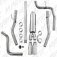 Fits 2008 Ford F-150 2 1/2in. Cat Back; Dual Split Rear; T409 - S5202409 - Cat Back Exhaust Car Part People