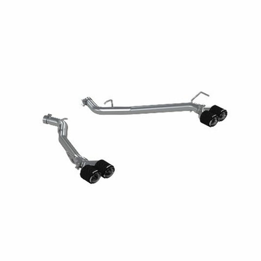 Fits 2020-2024 Ford Explorer 2 1/2in. Axle Back; Dual Rear Exit; T304 - S52033CF - Axle Back Exhaust Car Part People