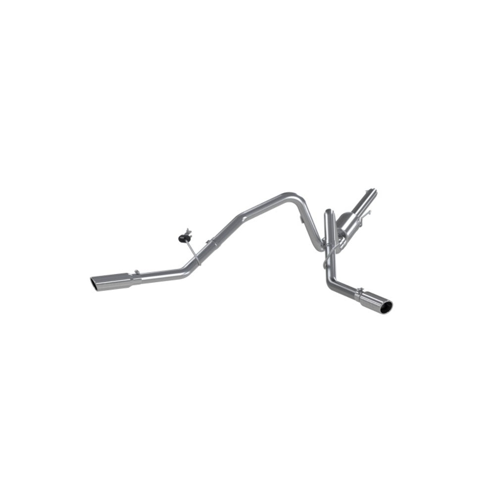 Fits 2005-2008 Ford F-150 2 1/2in. Cat Back; Dual Split Side; AL - S5204AL - Cat Back Exhaust Car Part People