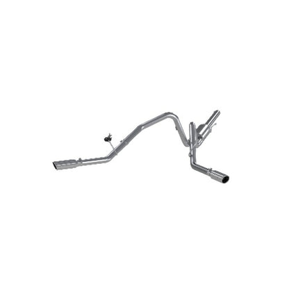Fits 2005-2008 Ford F-150 2 1/2in. Cat Back; Dual Split Side; AL - S5204AL