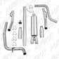 Fits 2005-2008 Ford F-150 2 1/2in. Cat Back; Dual Split Side; AL - S5204AL - Cat Back Exhaust Car Part People