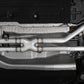 Fits 2021-2024 Ford Explorer 2.5in. Cat Back; Dual Rear; Quad Tips - S5205AL