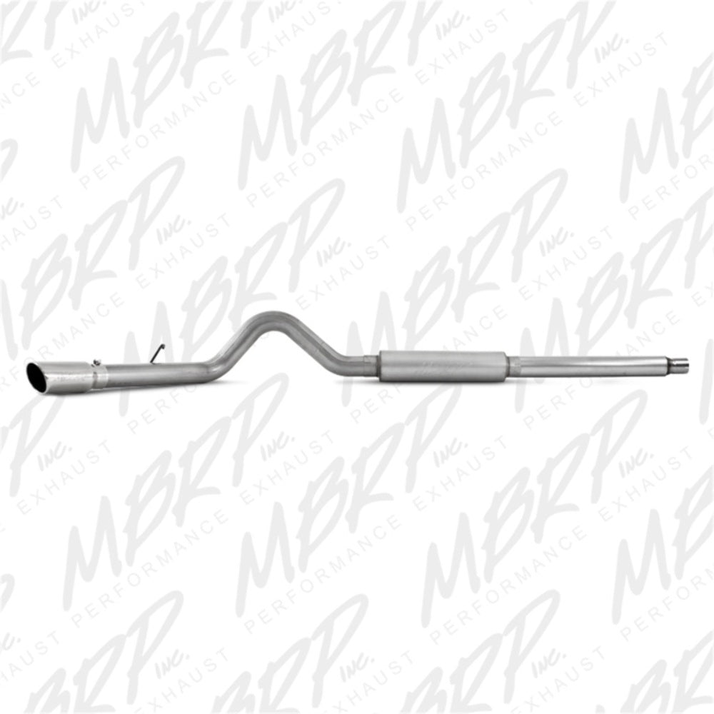 Fits 1999-2004 Ford F-250 Super Duty 4in. Cat Back; Single Side; AL - S5206AL - Cat Back Exhaust Car Part People