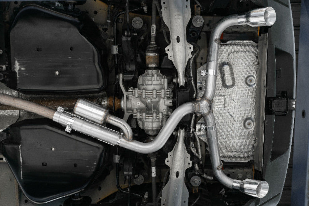 Fits 21-24 Ford Bronco Sport 2.5" Resonator-Back, Dual Rear Exit, T409-S5207409 - Exhaust Systems Car Part People