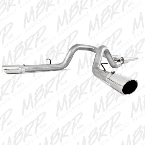 Fits 1999-2004 Ford F-350 Super Duty 4in. Cat Back; Dual Split Side; AL-S5208AL