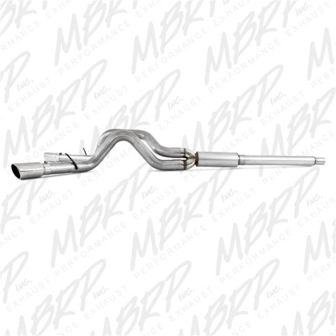 Fits 1999-2004 Ford F-350 Super Duty 4in. Cat Back; Dual Split Side; AL-S5208AL