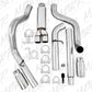 Fits 1999-2004 Ford F-350 Super Duty 4in. Cat Back; Dual Split Side; AL-S5208AL
