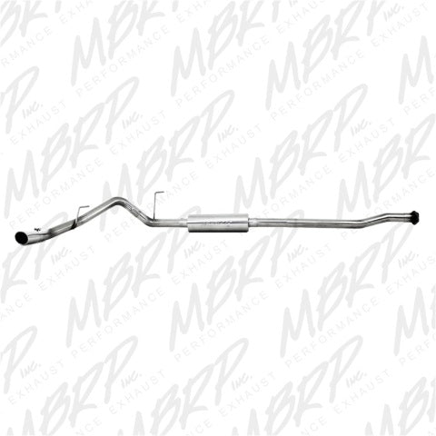 Fits 2009-2010 Ford F-150 3in. Cat Back; Single Side; T409 - S5210409